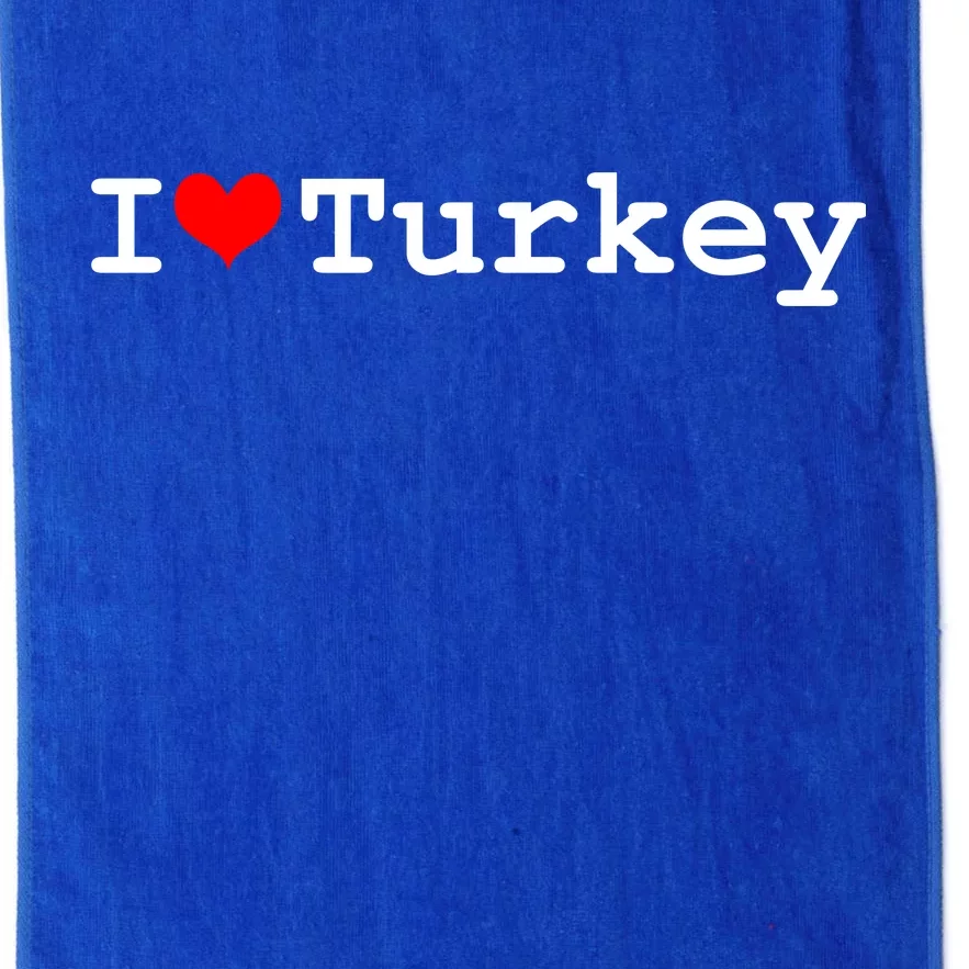 I Love Turkey Platinum Collection Golf Towel