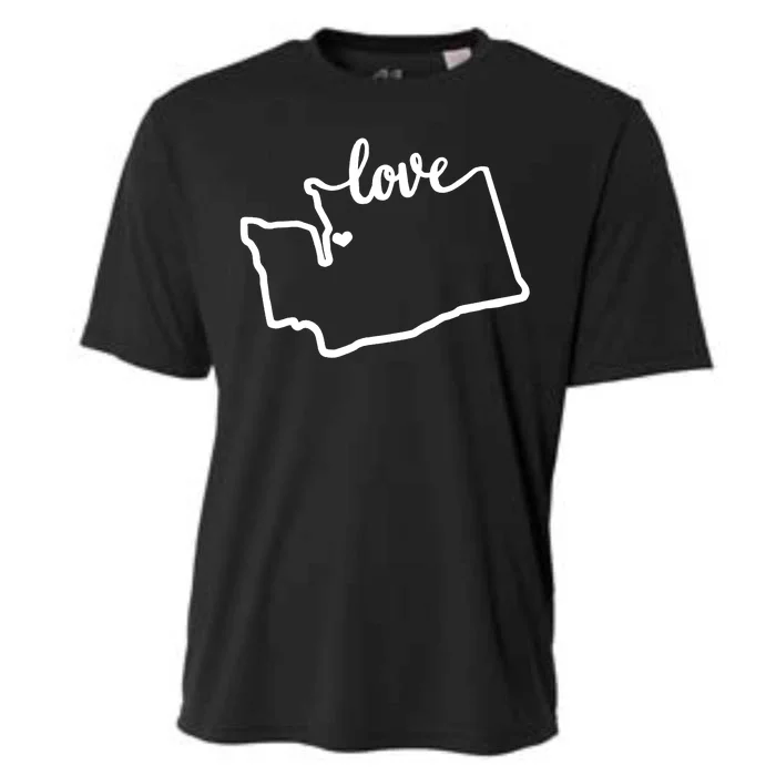 I Love Washington State Cooling Performance Crew T-Shirt