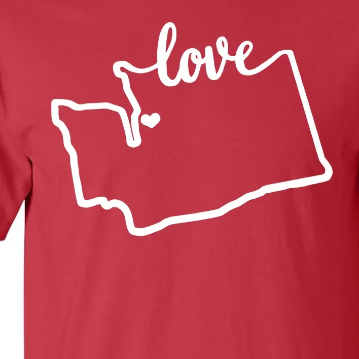 I Love Washington State Tall T-Shirt