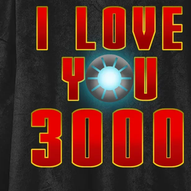 I Love You 3000 Hooded Wearable Blanket