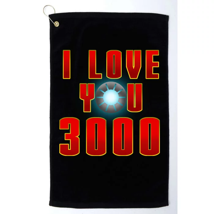 I Love You 3000 Platinum Collection Golf Towel