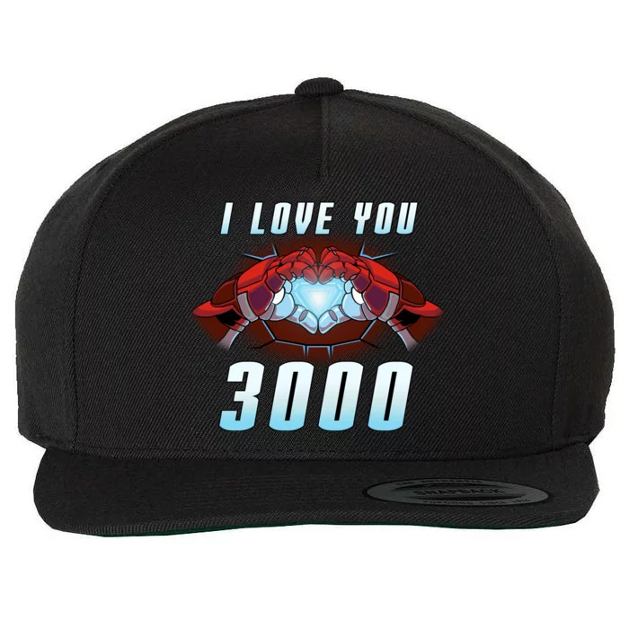 I Love You 3000 Superhero Wool Snapback Cap