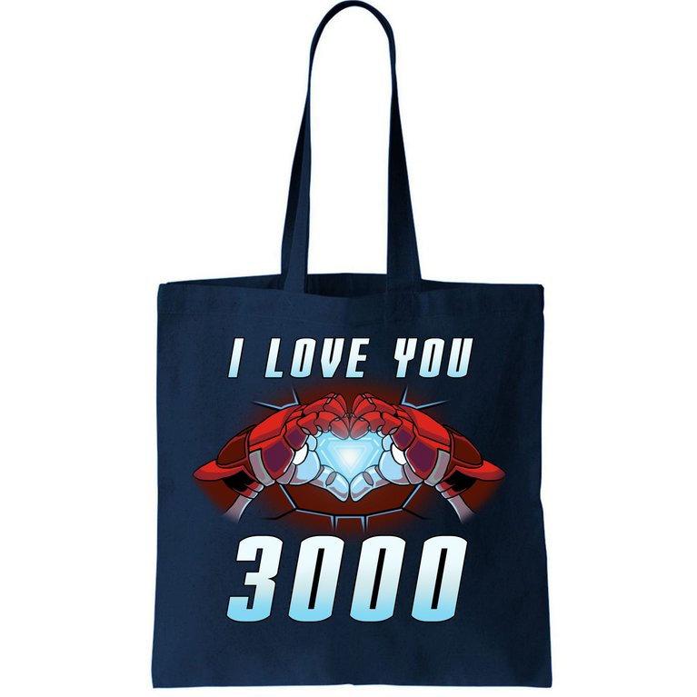 I Love You 3000 Superhero Tote Bag
