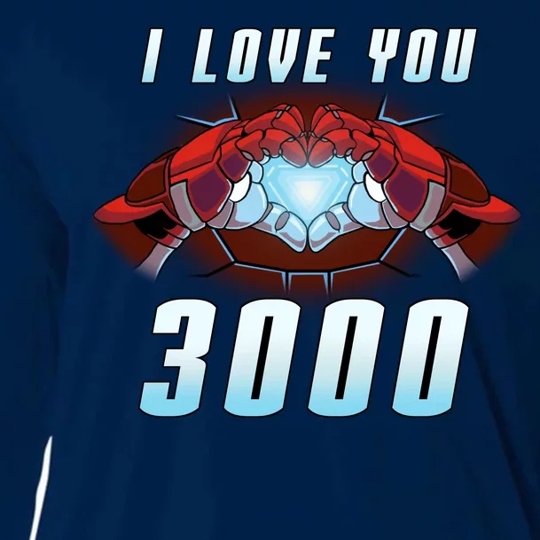 I Love You 3000 Superhero Cooling Performance Long Sleeve Crew