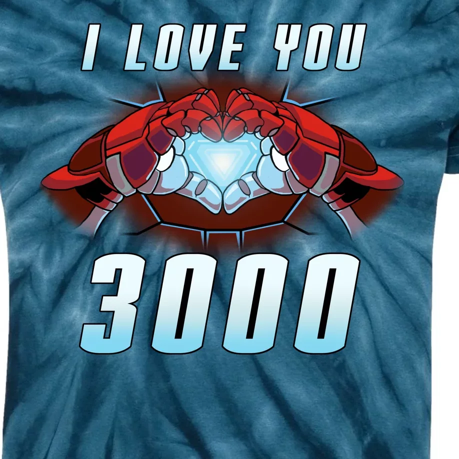 I Love You 3000 Superhero Kids Tie-Dye T-Shirt