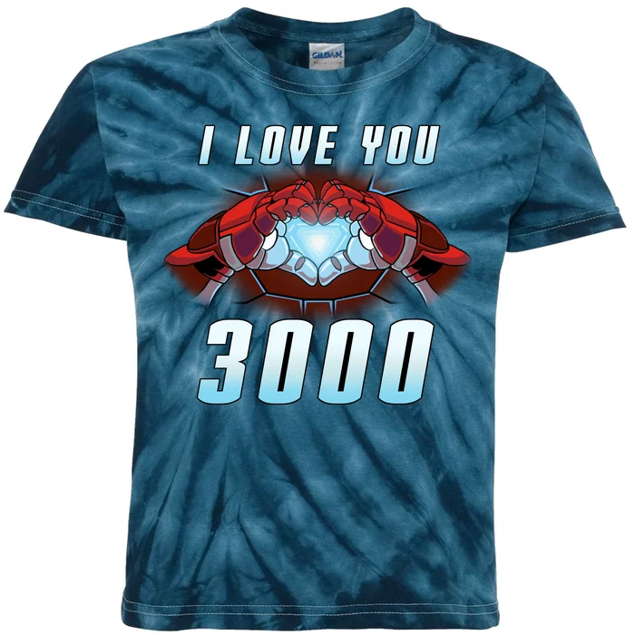 I Love You 3000 Superhero Kids Tie-Dye T-Shirt