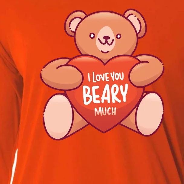 I Love You Beary Much Cooling Performance Long Sleeve Crew