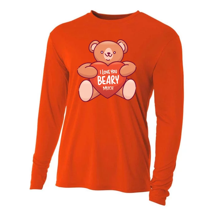 I Love You Beary Much Cooling Performance Long Sleeve Crew