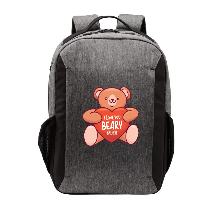 I Love You Beary Much Vector Backpack