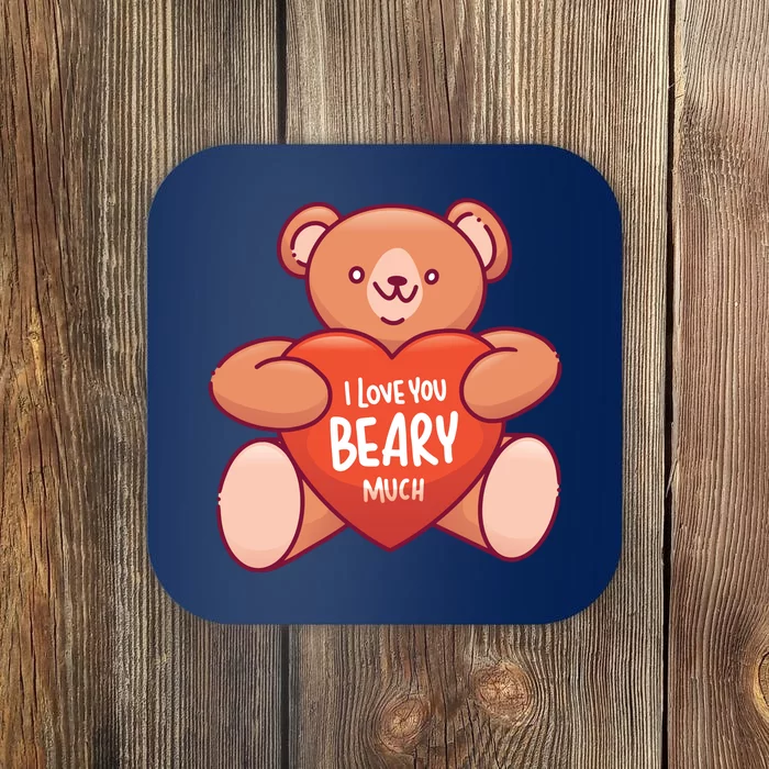 I Love You Beary Much Coaster