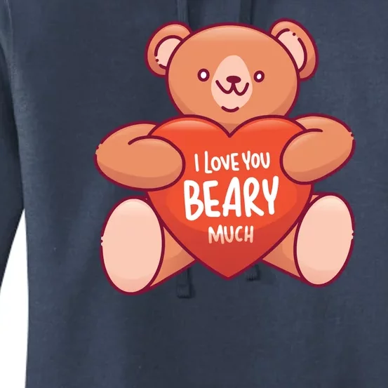 I Love You Beary Much Women's Pullover Hoodie