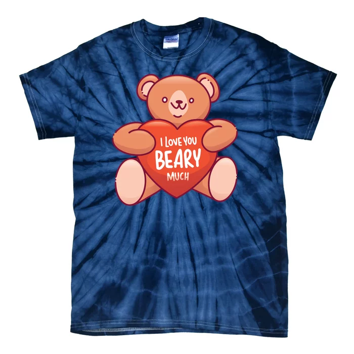 I Love You Beary Much Tie-Dye T-Shirt