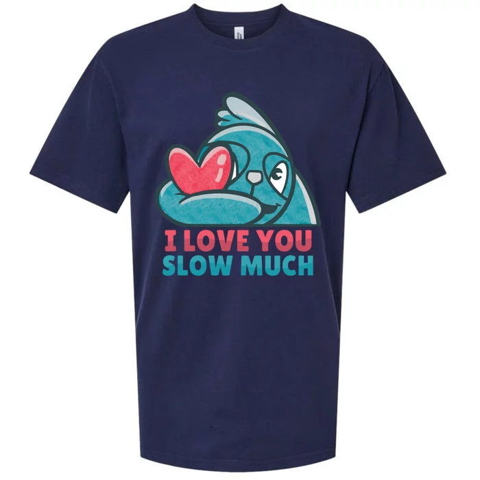 I Love You Slow Much Sueded Cloud Jersey T-Shirt