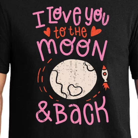 I Love You To The Moon And Back Pajama Set