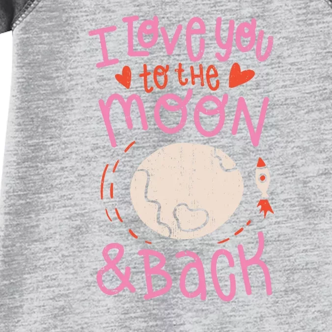 I Love You To The Moon And Back Infant Baby Jersey Bodysuit