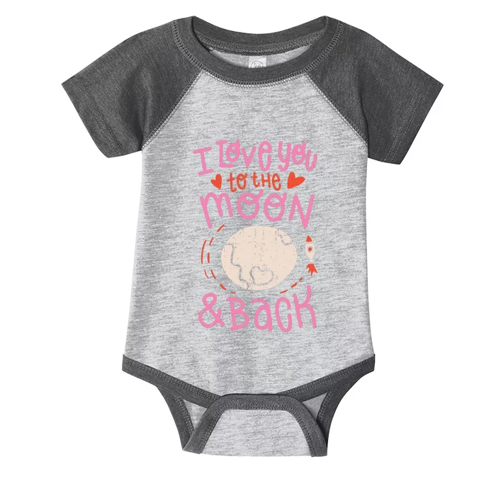 I Love You To The Moon And Back Infant Baby Jersey Bodysuit