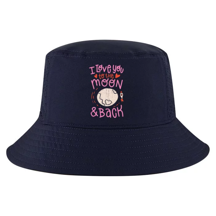 I Love You To The Moon And Back Cool Comfort Performance Bucket Hat