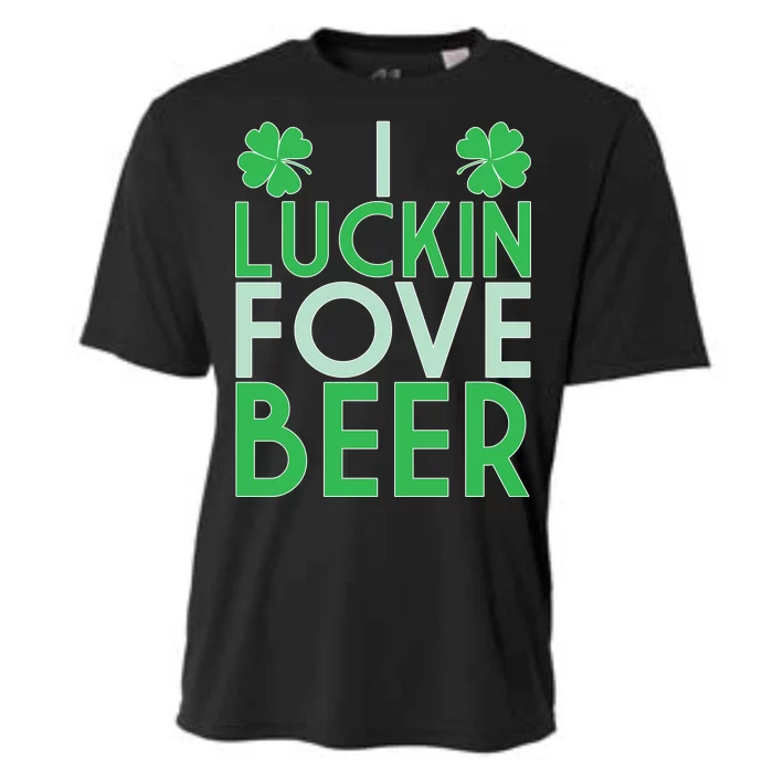 I Luckin Fove Beer Cooling Performance Crew T-Shirt