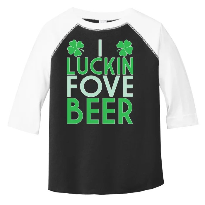 I Luckin Fove Beer Toddler Fine Jersey T-Shirt