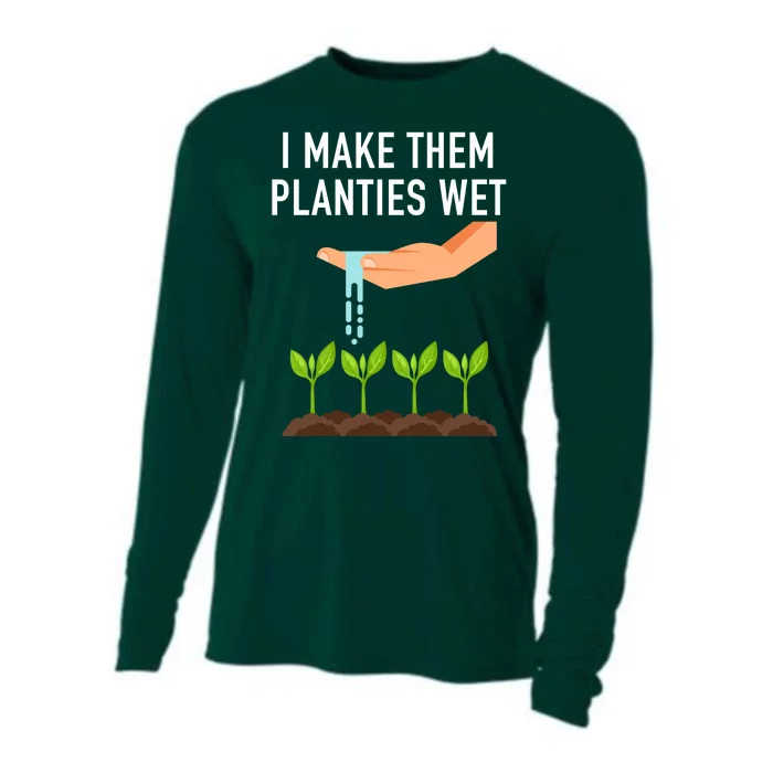 I Make Them Planties Wet Cooling Performance Long Sleeve Crew