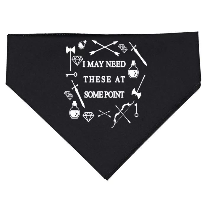 I May Need These At Some Point Swords & Weapons USA-Made Doggie Bandana