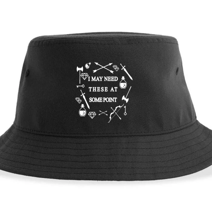 I May Need These At Some Point Swords & Weapons Sustainable Bucket Hat