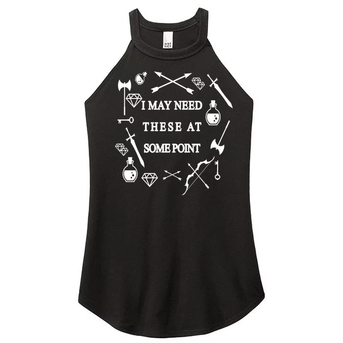 I May Need These At Some Point Swords & Weapons Women’s Perfect Tri Rocker Tank