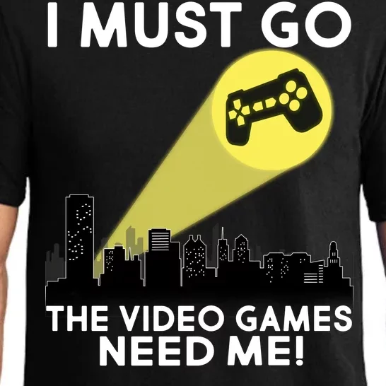 I Must Go The Video Game Needs Me Pajama Set