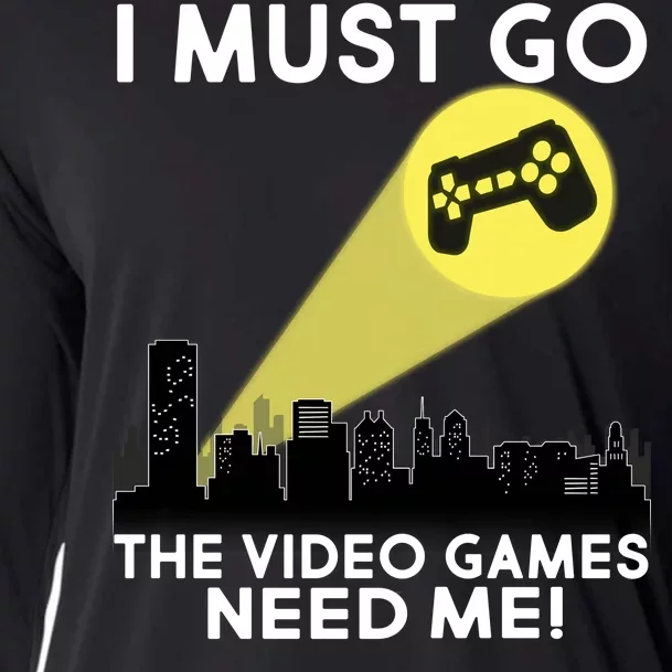 I Must Go The Video Game Needs Me Cooling Performance Long Sleeve Crew