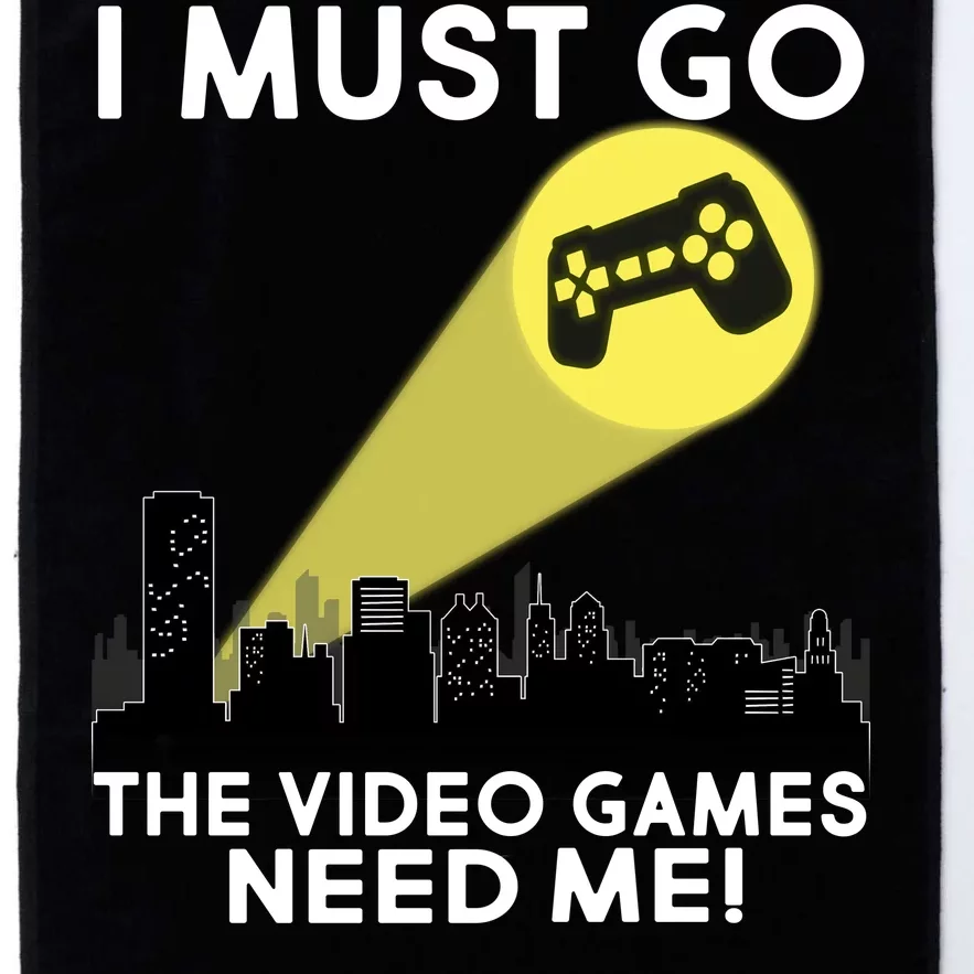 I Must Go The Video Game Needs Me Platinum Collection Golf Towel