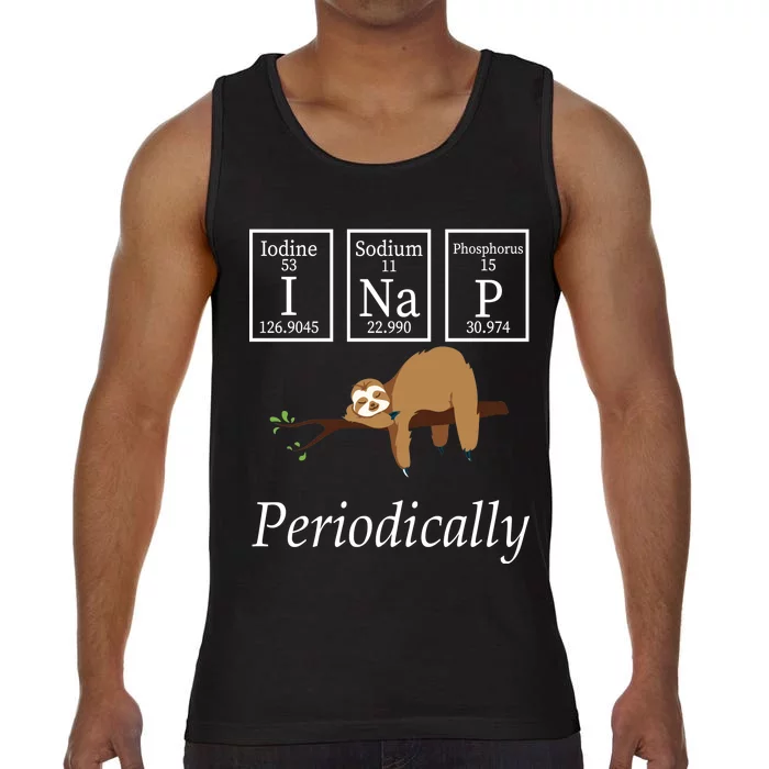 I Nap Periodically Lazy Sloths Lovers Comfort Colors® Tank Top