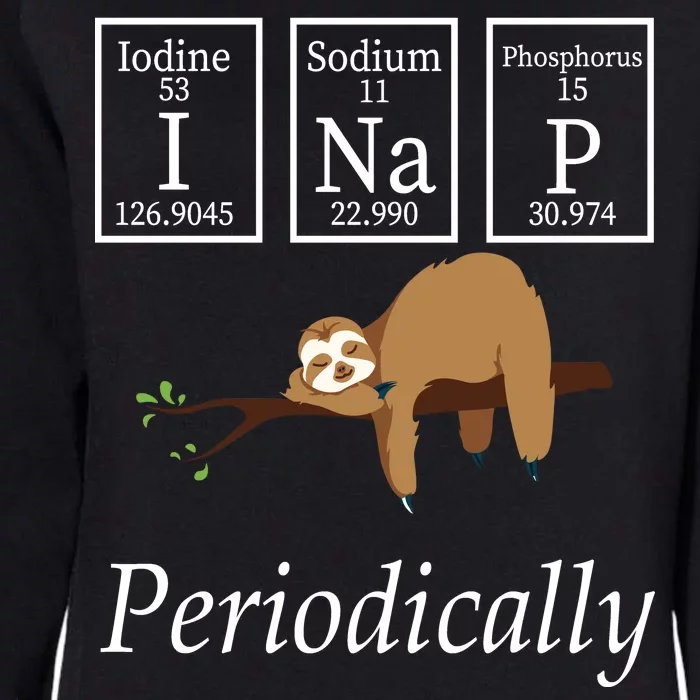 I Nap Periodically Lazy Sloths Lovers Womens California Wash Sweatshirt