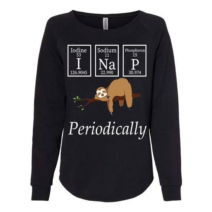 I Nap Periodically Lazy Sloths Lovers Womens California Wash Sweatshirt