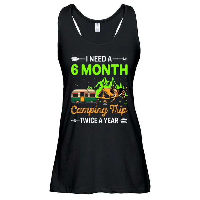 I Need A 6 Month Camping Trip Twice A Year Ladies Essential Flowy Tank