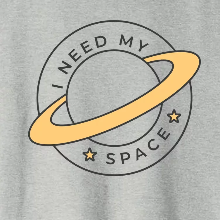 I Need My Space Planet Women's Crop Top Tee