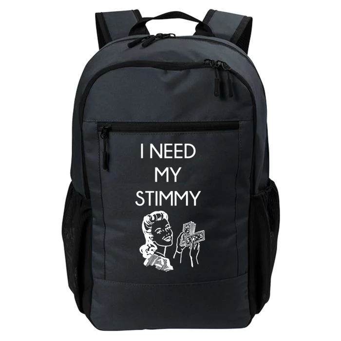 I Need My Stimmy Funny Stimulus Check Daily Commute Backpack