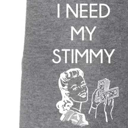 I Need My Stimmy Funny Stimulus Check Doggie 3-End Fleece Hoodie