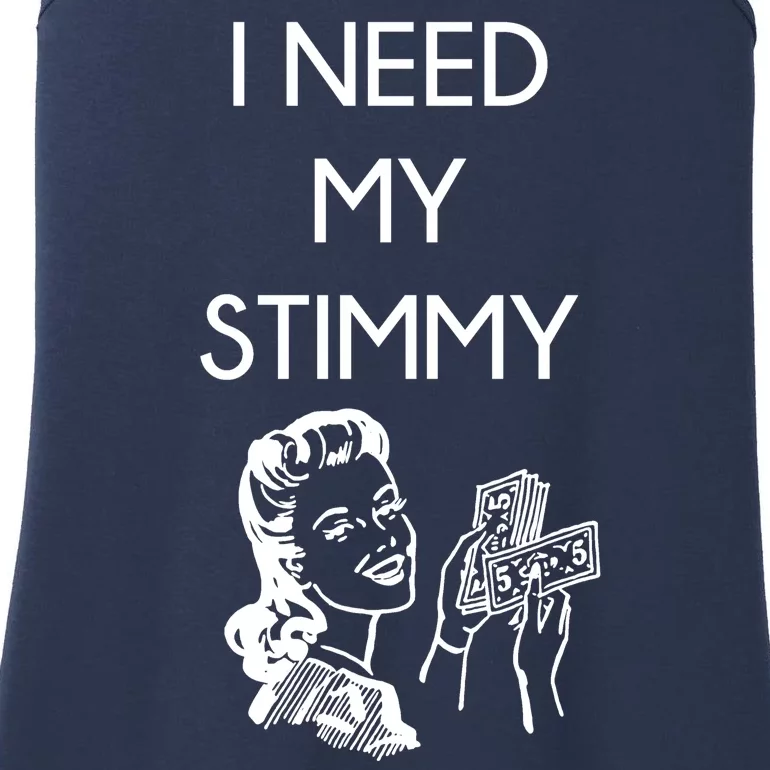 I Need My Stimmy Funny Stimulus Check Ladies Essential Tank