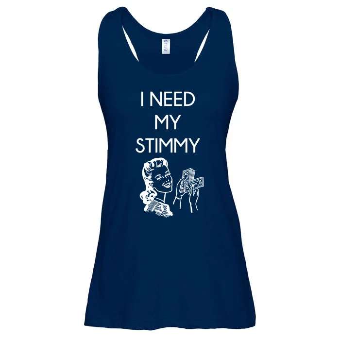 I Need My Stimmy Funny Stimulus Check Ladies Essential Flowy Tank