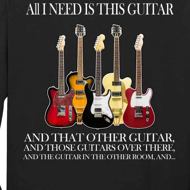 I Need My Ukulele Guitars Long Sleeve Shirt