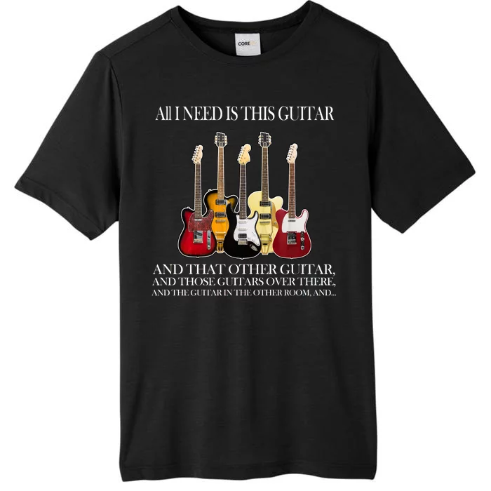 I Need My Ukulele Guitars ChromaSoft Performance T-Shirt