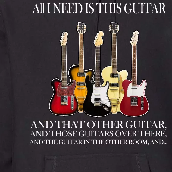 I Need My Ukulele Guitars Premium Hoodie