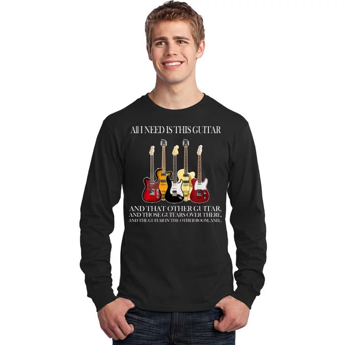 I Need My Ukulele Guitars Tall Long Sleeve T-Shirt