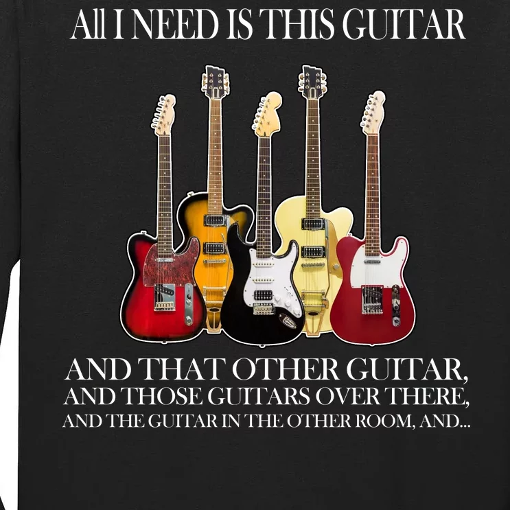 I Need My Ukulele Guitars Tall Long Sleeve T-Shirt