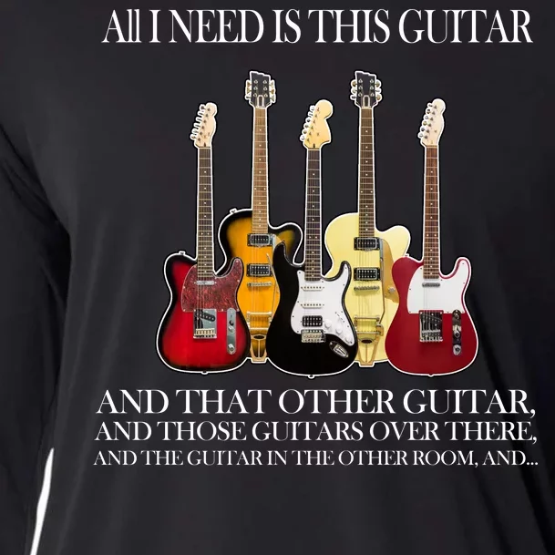 I Need My Ukulele Guitars Cooling Performance Long Sleeve Crew