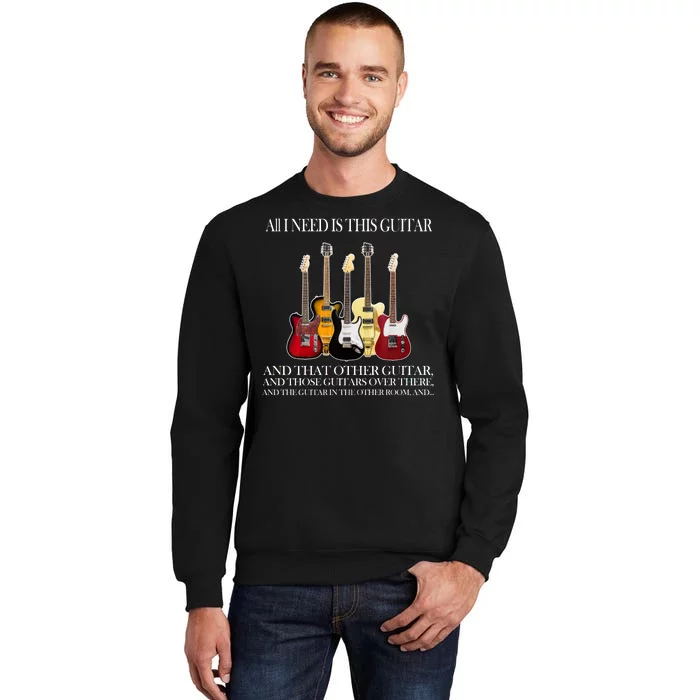 I Need My Ukulele Guitars Tall Sweatshirt