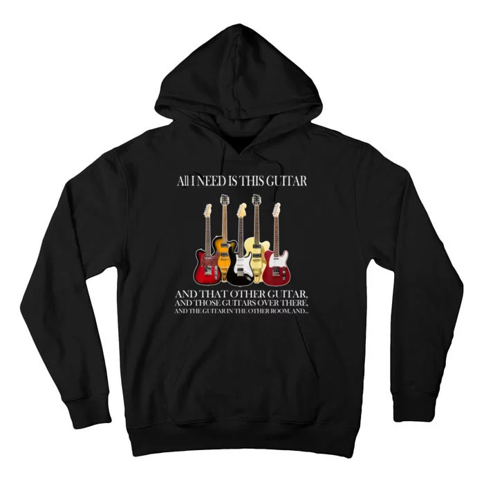 I Need My Ukulele Guitars Tall Hoodie