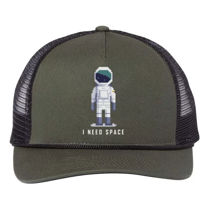 I Need Space Retro Rope Trucker Hat Cap