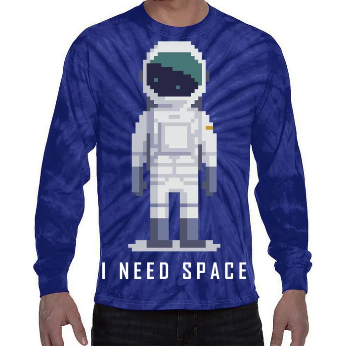 I Need Space Tie-Dye Long Sleeve Shirt