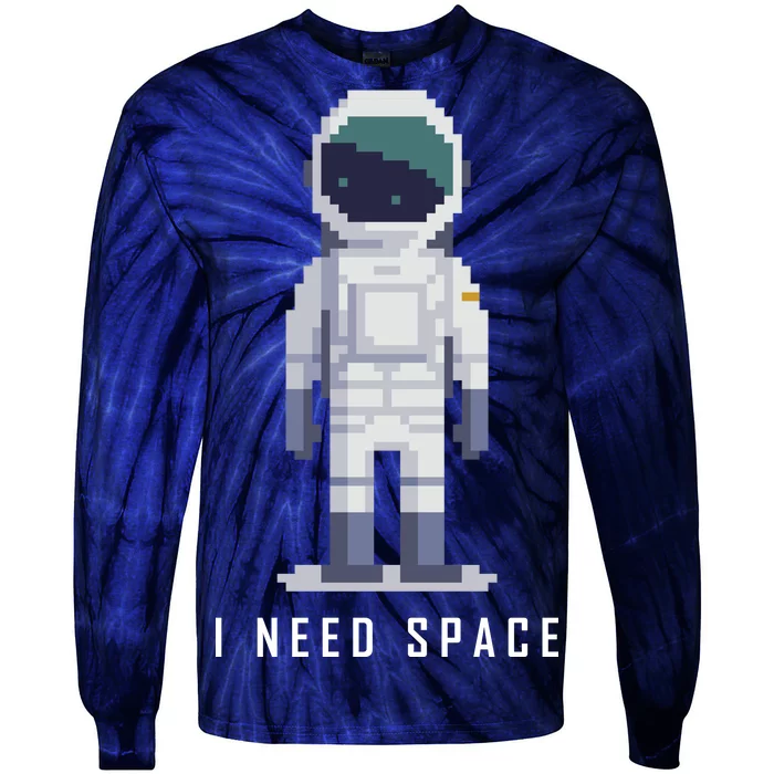 I Need Space Tie-Dye Long Sleeve Shirt